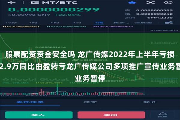 股票配资资金安全吗 龙广传媒2022年上半年亏损352.9万同比由盈转亏龙广传媒公司多项推广宣传业务暂停