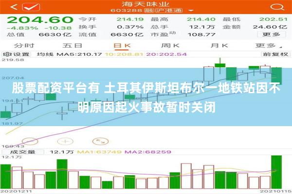 股票配资平台有 土耳其伊斯坦布尔一地铁站因不明原因起火事故暂时关闭